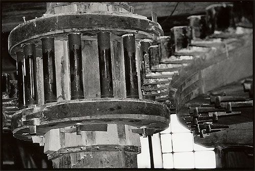 L'intérieur d'un moulin