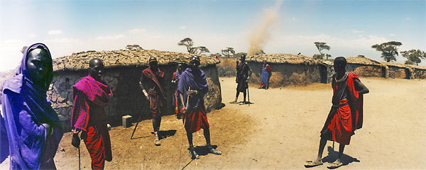 Les massaïs D'Amboseli