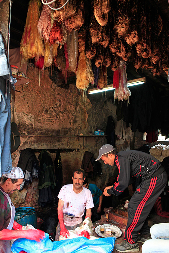 Fabrication de fils de couleur