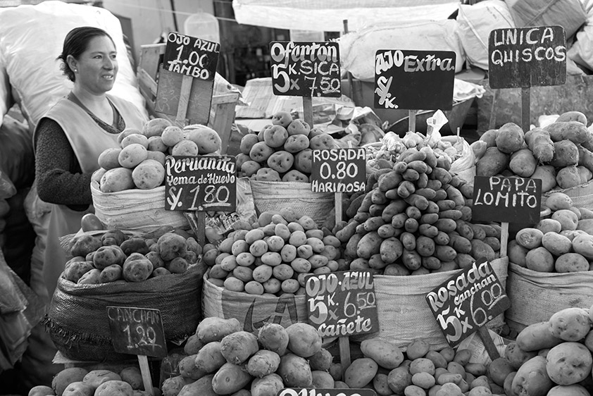 Le Pérou compte 3000 variétés de pomme de terre !!