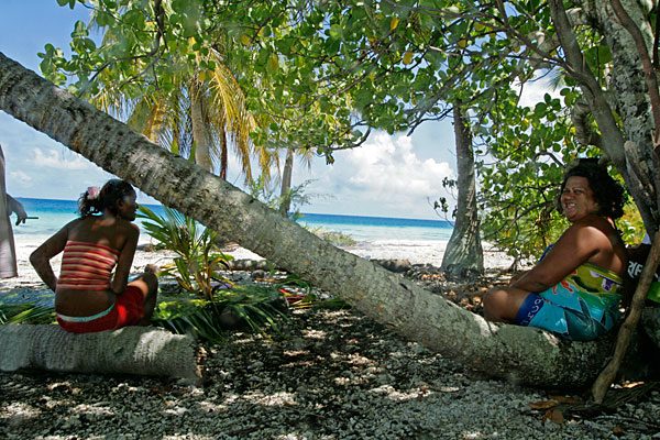 Barbecue au bord du lagon de Toau