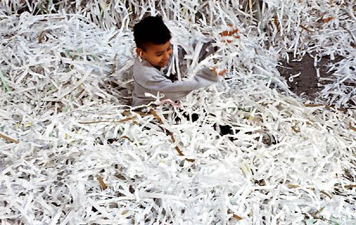 ... et les enfants étaient heureux ...