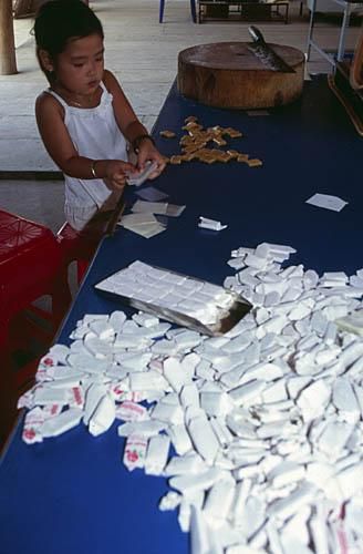 Emballage du caramel